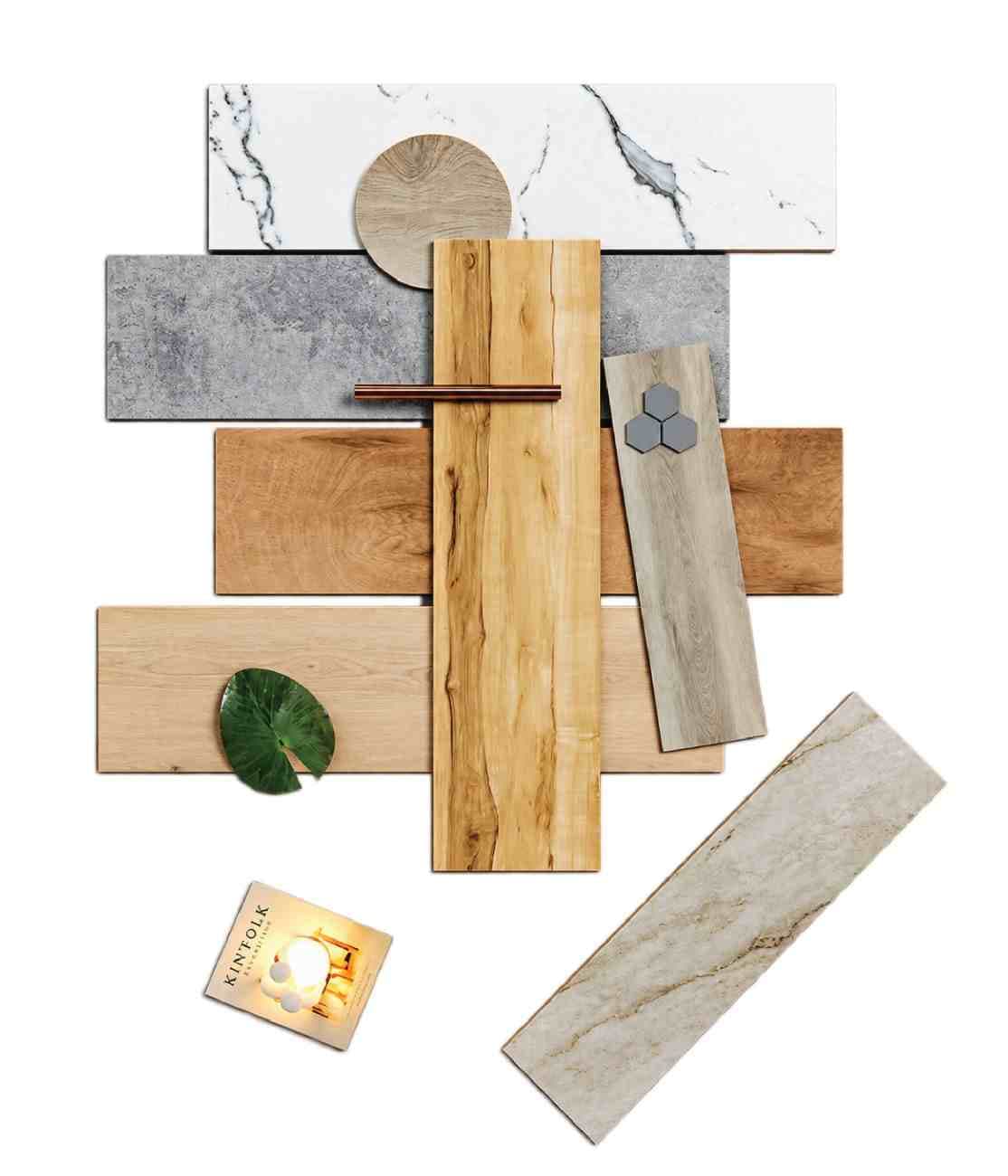 SPC Flooring plank samples